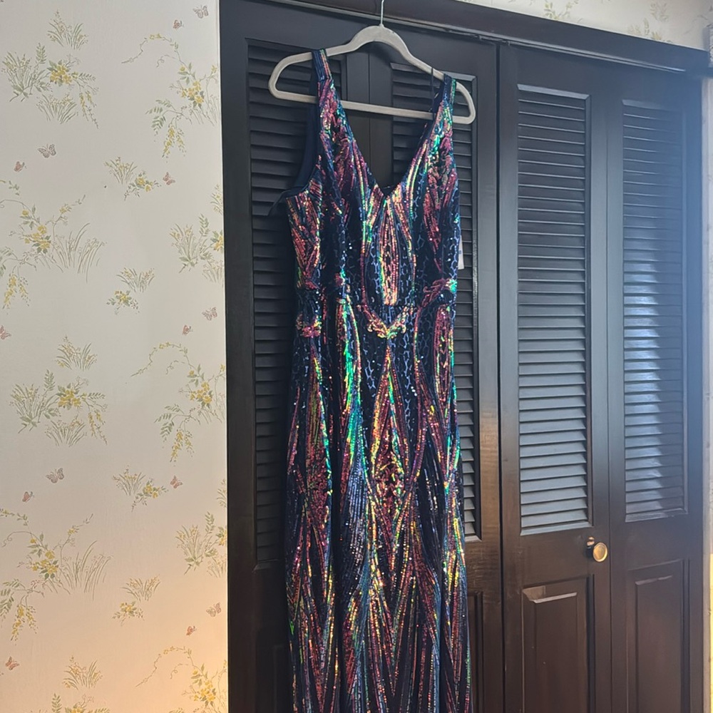 NWT Sequin Evening Gown